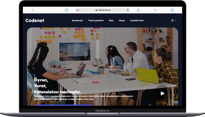Codenet.edu.az için web sitesi